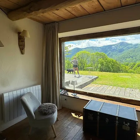 Renovated Barn With Pyrenees Mountain Views Tatil Evi Boussenac